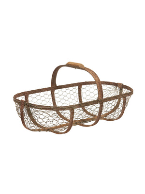  Vintage 1930s French Wire Basket Weston Table 