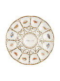 Vintage 1930s Gilt Marine Life Oyster Platter Weston Table