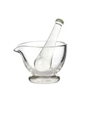 Vintage 1930s Glass Mortar and Pestle Weston Table