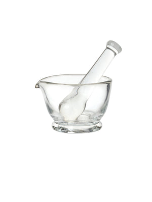  Vintage 1930s Glass Mortar and Pestle Weston Table 