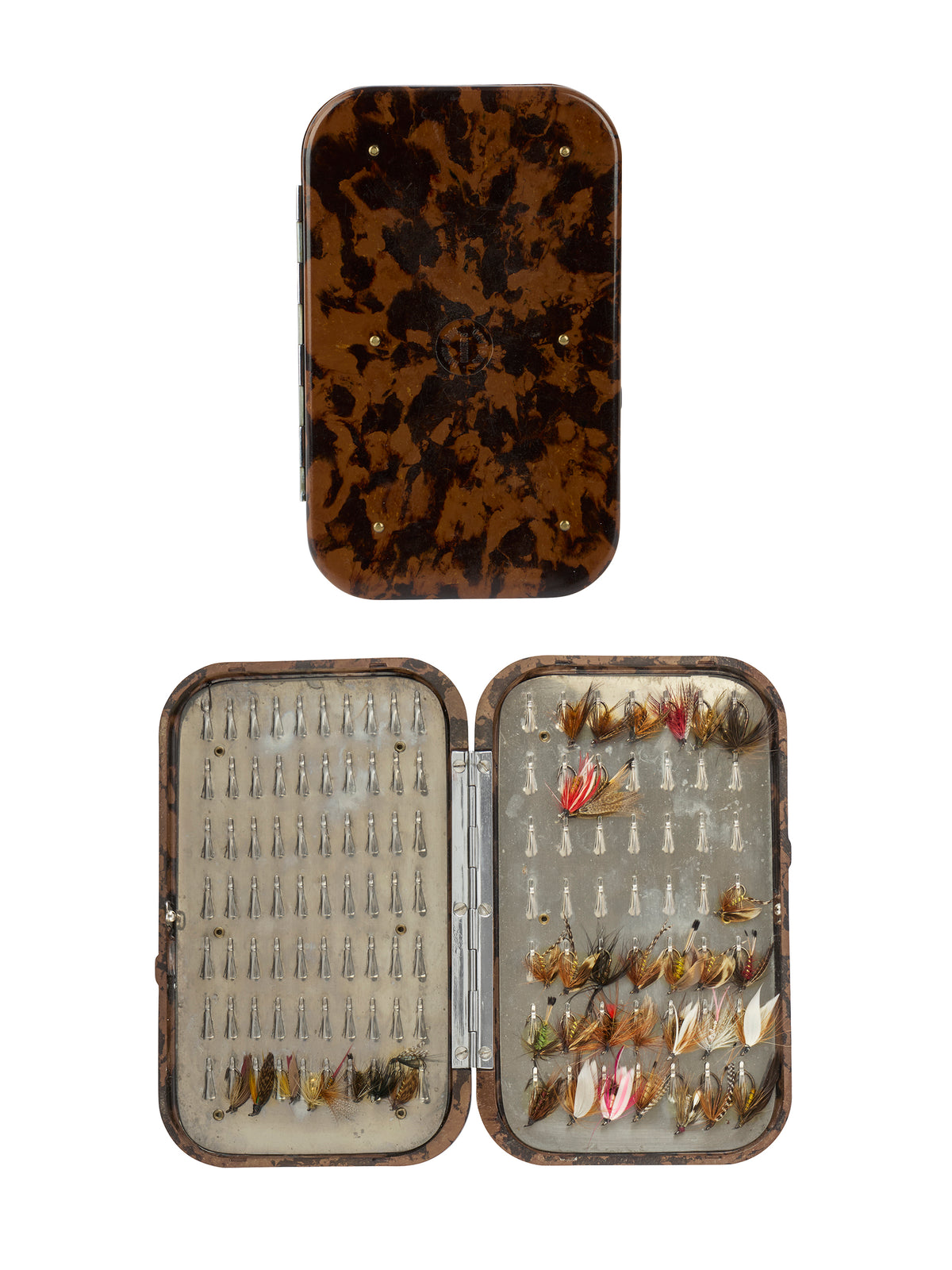 Vintage 1930s Hardy Neroda Fly Fishing Box Two Weston Table