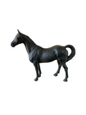 Vintage 1930s Hubley Black Thoroughbred Cast Iron Doorstop Weston Table