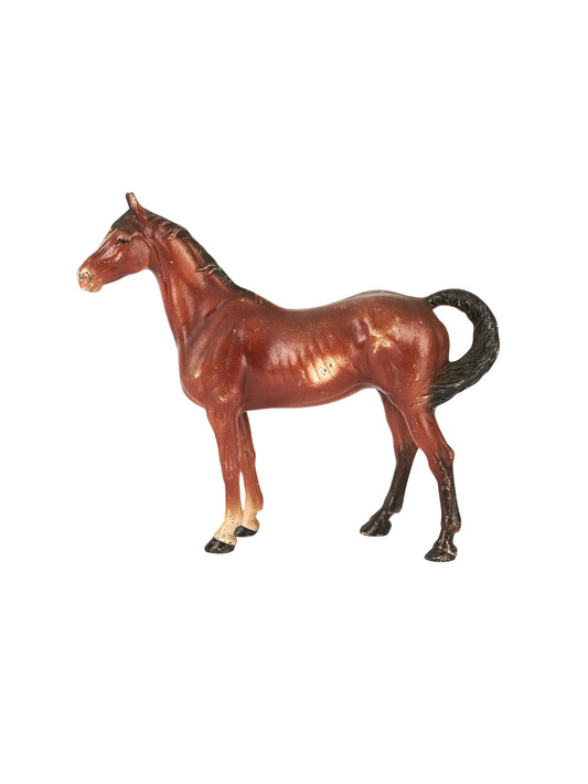 Vintage 1930s Hubley Chestnut Thoroughbred Weston Table