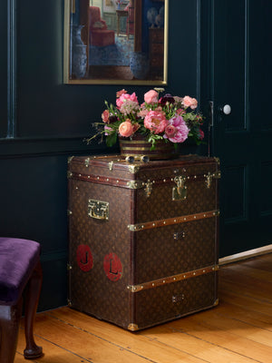  Vintage 1930s Louis Vuitton Trunk Weston Table 