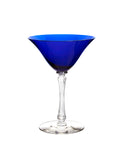 Vintage 1930s Morgantown Cobalt Martini Glasses Weston Table