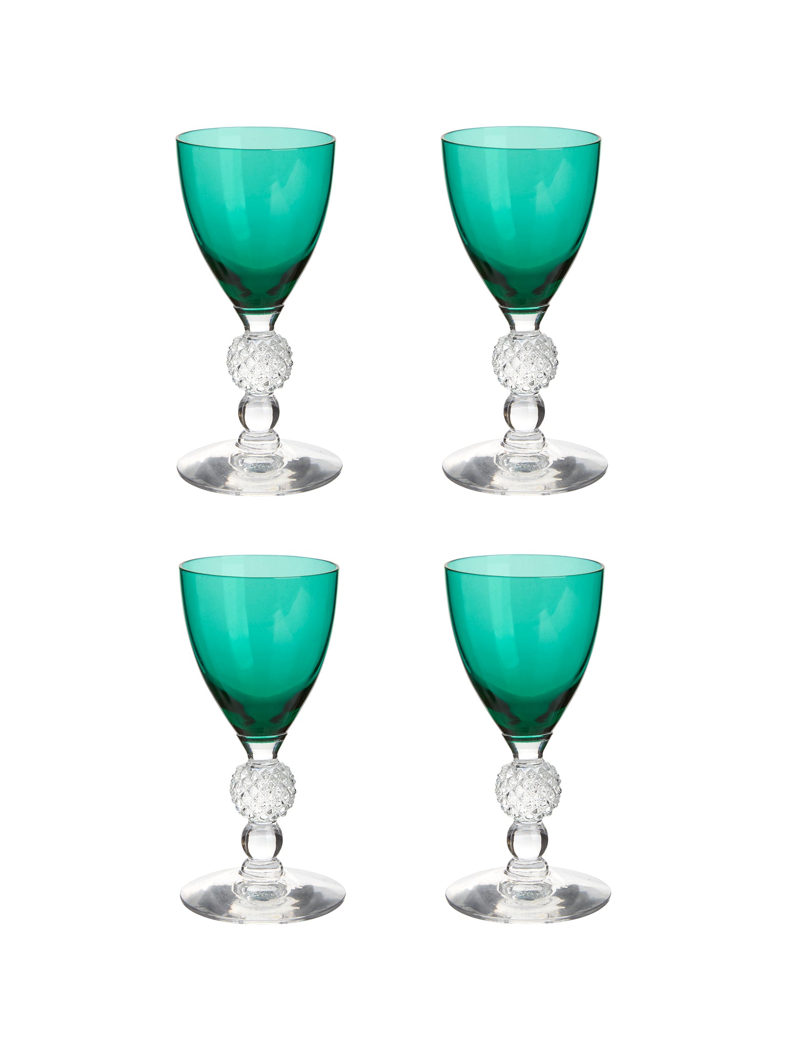 Vintage 1930s Morgantown Emerald Cordials Weston Table