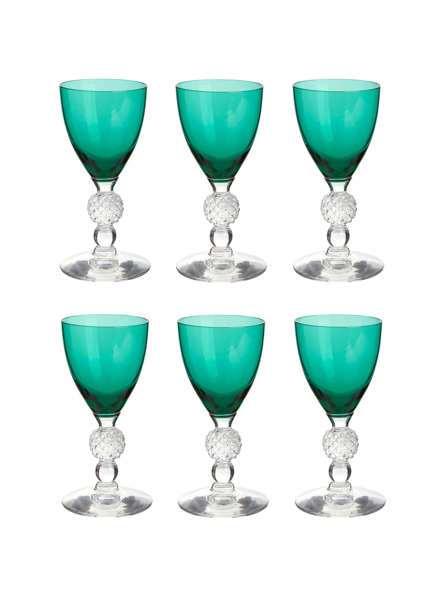 Vintage 1930s Morgantown Emerald Cordials Weston Table