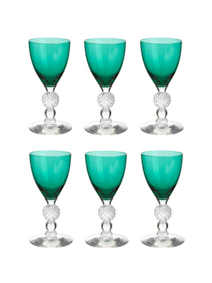  Vintage 1930s Morgantown Emerald Cordials Weston Table 