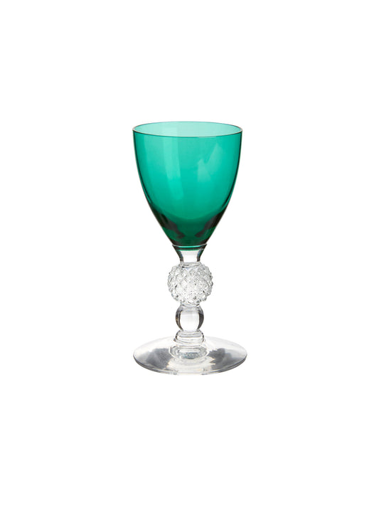 Vintage 1930s Morgantown Emerald Cordials Weston Table