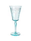 Vintage 1930s Morgantown Floral Lattice Glasses Weston Table
