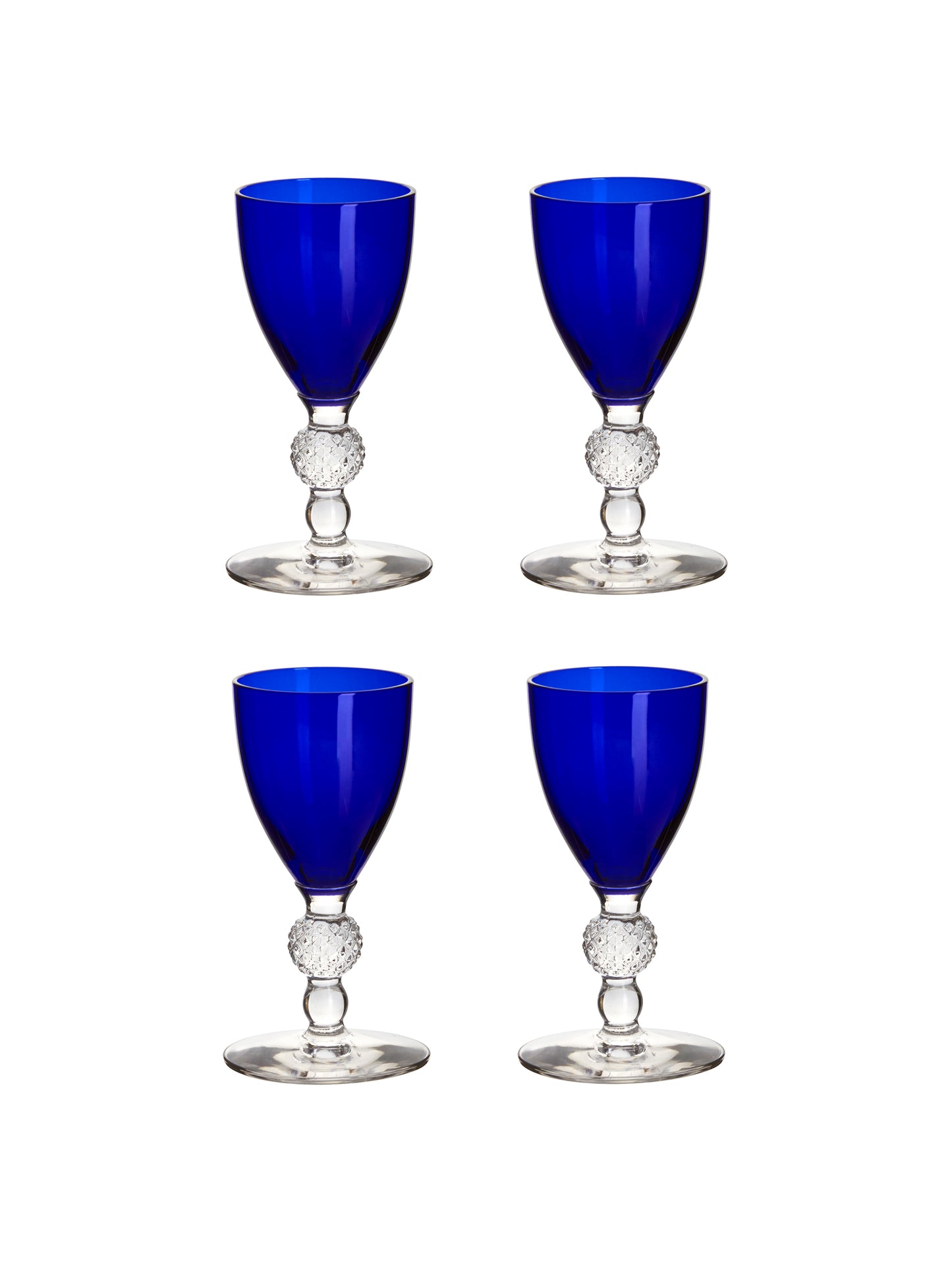 Vintage 1930s Morgantown Ritz Blue Cordials Weston Table