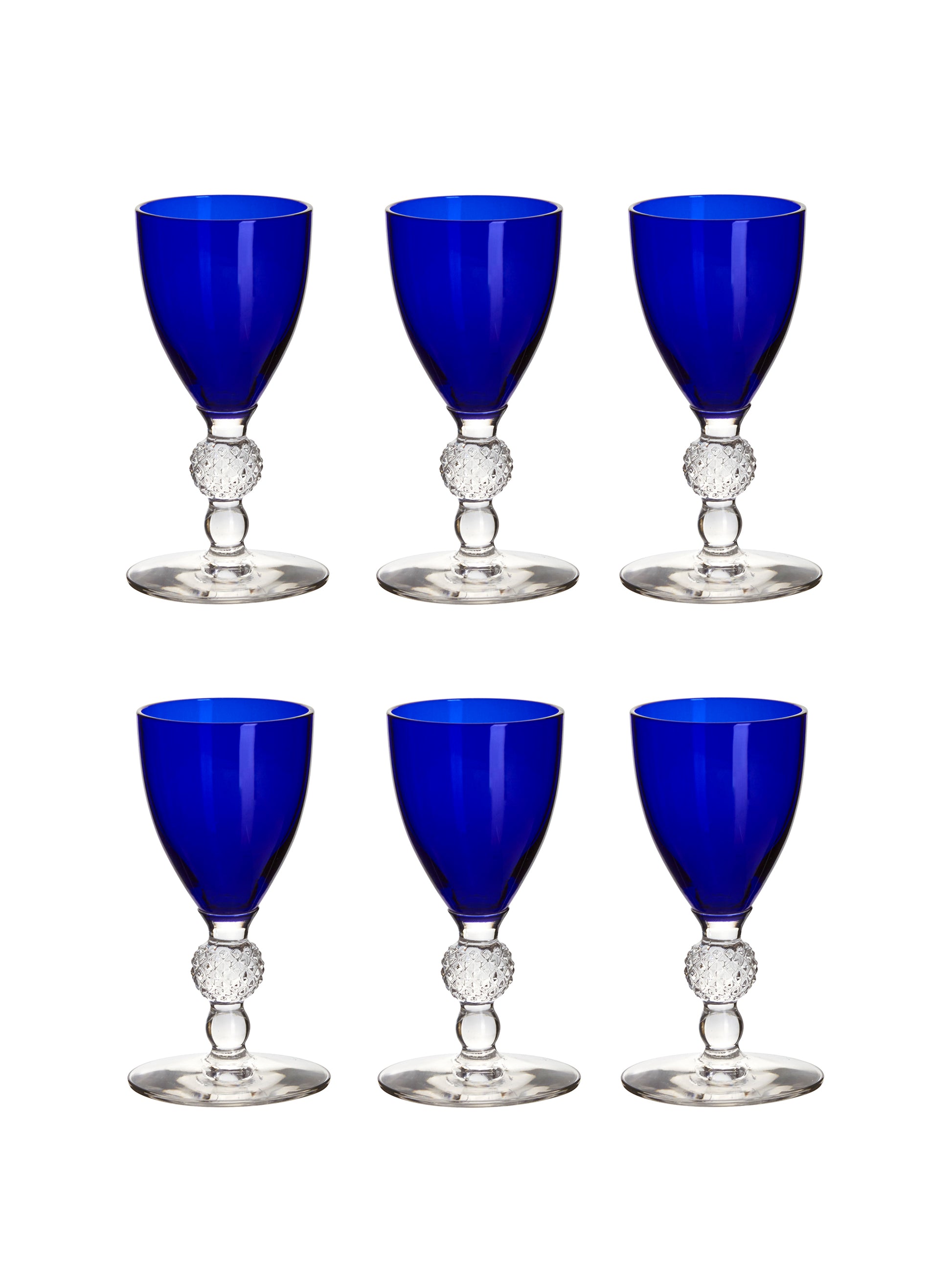 Vintage 1930s Morgantown Ritz Blue Cordials Weston Table