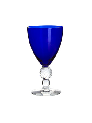  Vintage 1930s Morgantown Ritz Blue Small Wine Glasses Weston Table 