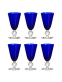 Vintage 1930s Morgantown Ritz Blue Tumblers Weston Table