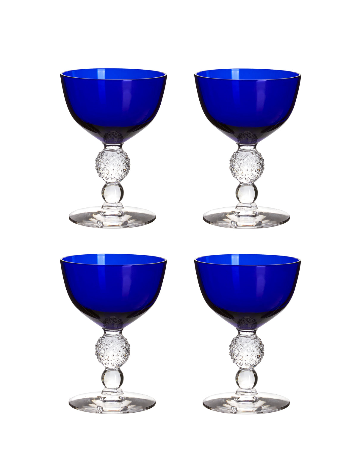 Vintage 1930s Morgantown Ritz Cocktail Coupes Weston Table