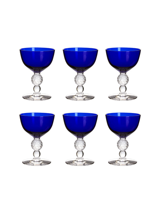 Vintage 1930s Morgantown Ritz Cocktail Coupes Weston Table