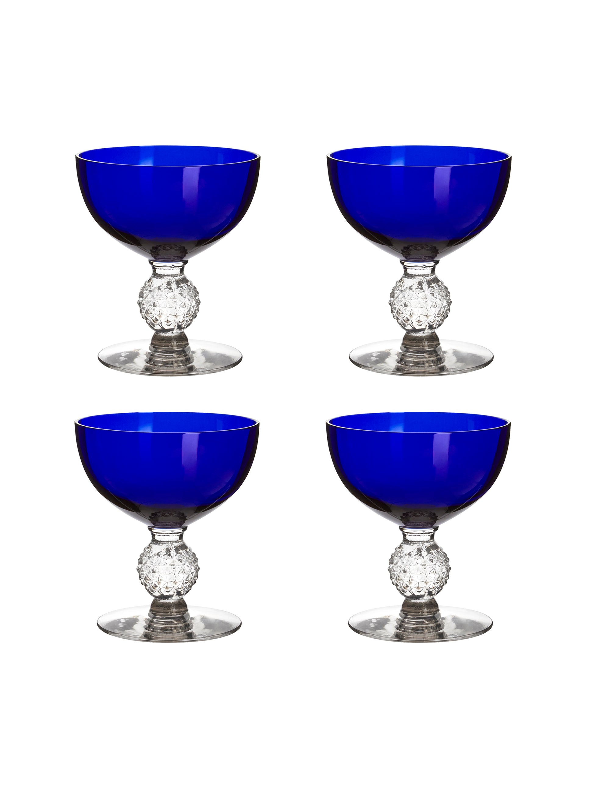 Vintage 1930s Morgantown Ritz Low Sherbet Glasses Weston Table