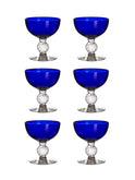 Vintage 1930s Morgantown Ritz Low Sherbet Glasses Weston Table