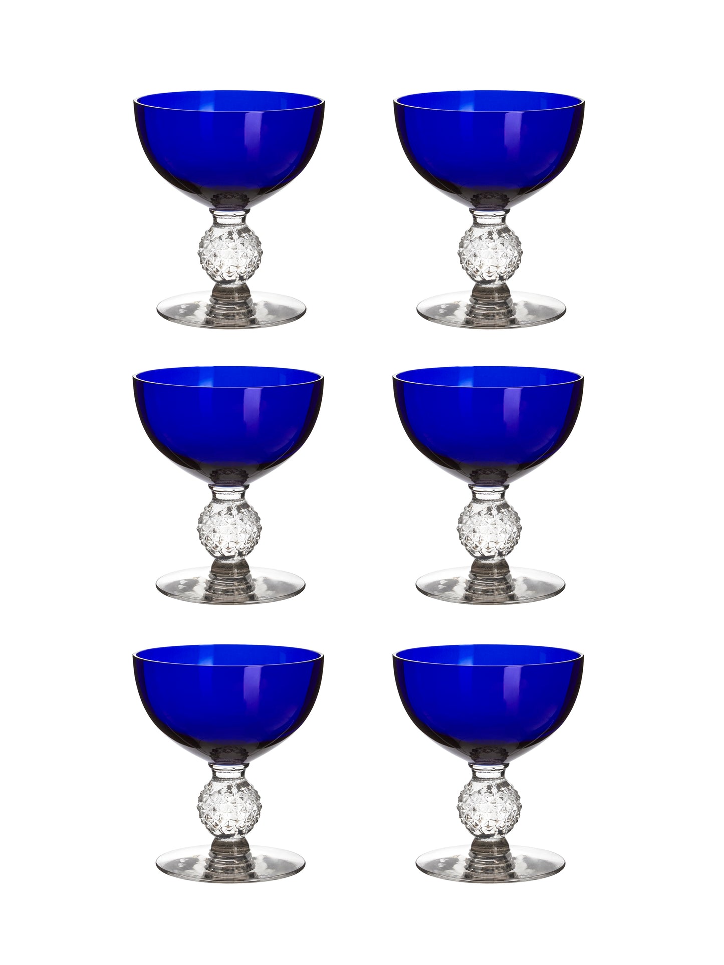 Vintage 1930s Morgantown Ritz Low Sherbet Glasses Weston Table