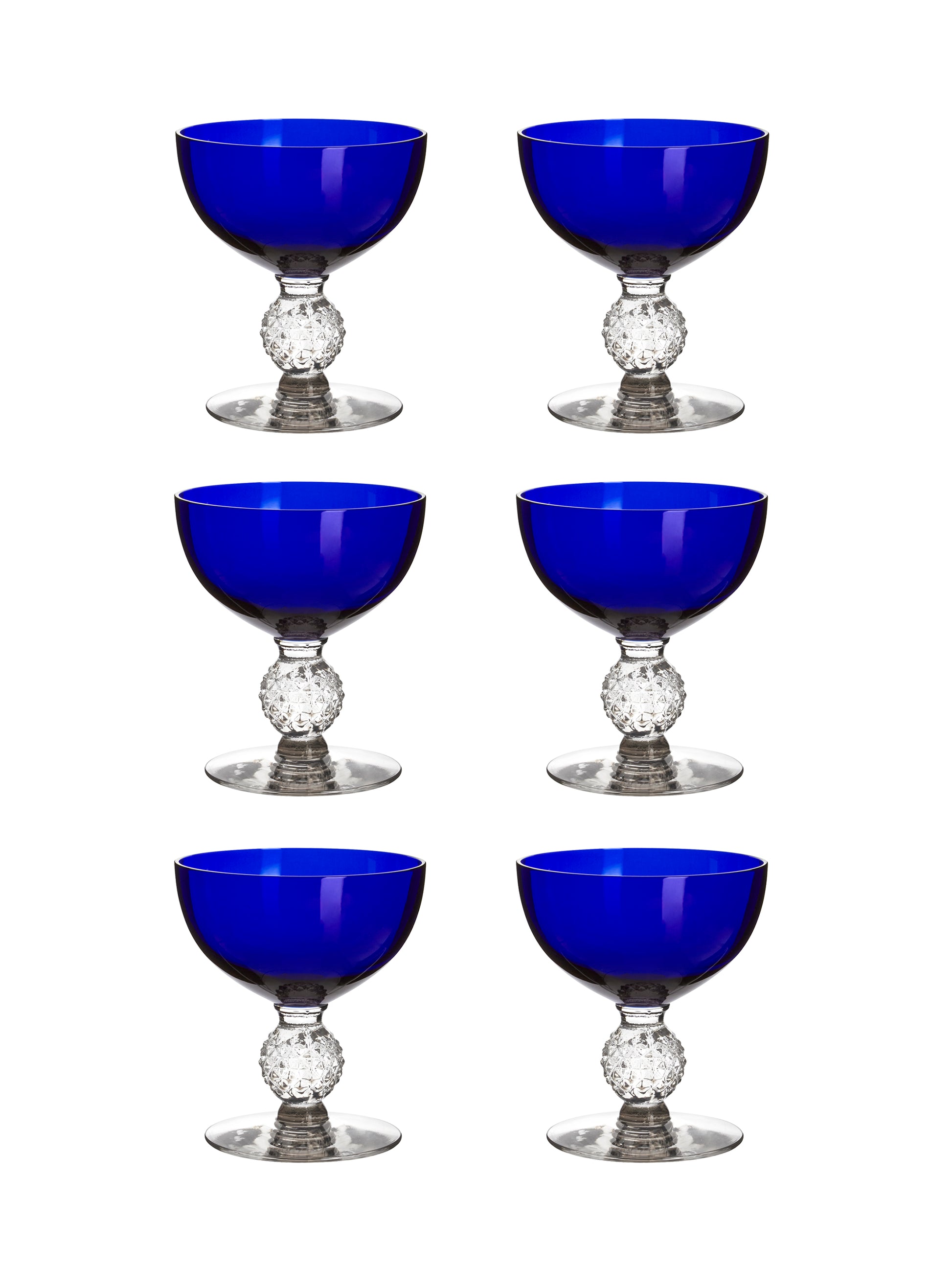 Vintage 1930s Morgantown Ritz Low Sherbet Glasses Weston Table