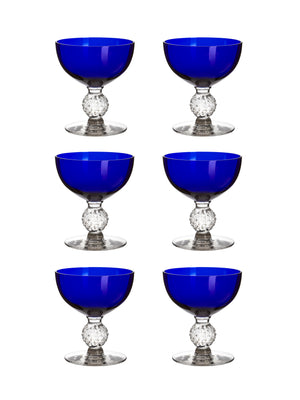  Vintage 1930s Morgantown Ritz Low Sherbet Glasses Weston Table 