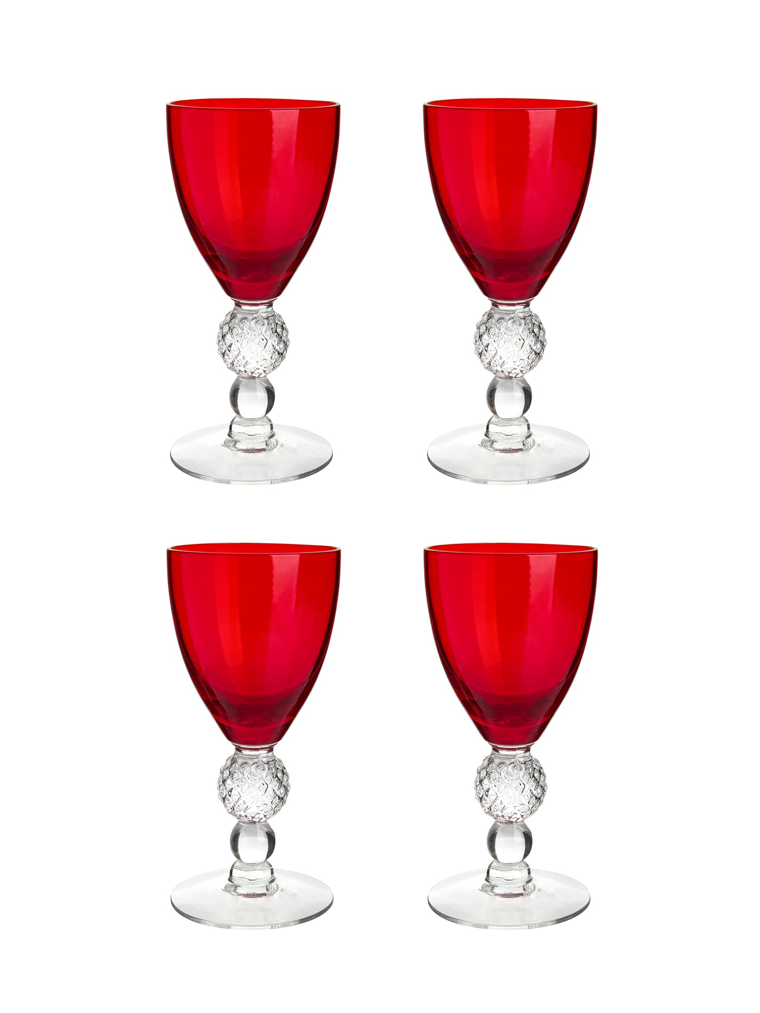 Vintage 1930s Morgantown Ruby Aperitif Glasses Weston Table