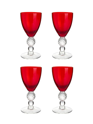  Vintage 1930s Morgantown Ruby Aperitif Glasses Weston Table 