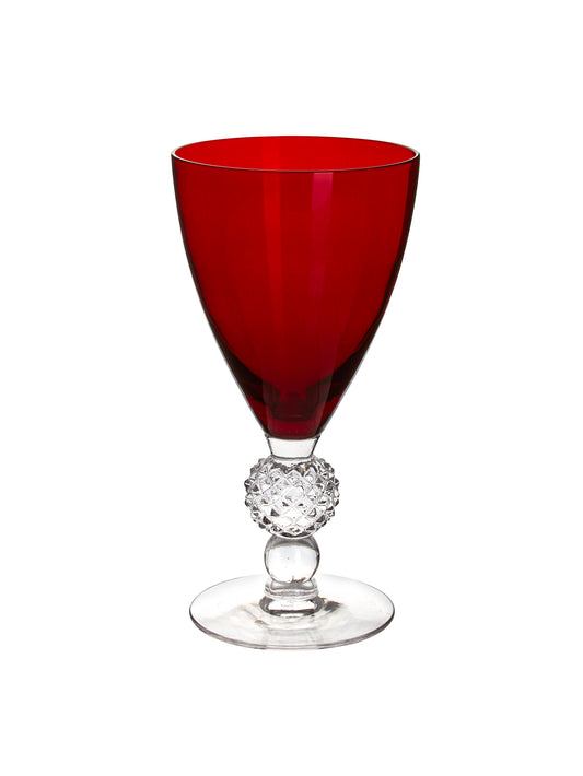 Vintage 1930s Morgantown Ruby Wine Glasses Weston Table