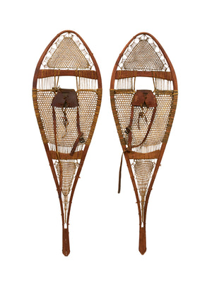  Vintage 1930s  Native American Cree Indian Snowshoes Weston Table 