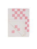 Vintage 1930s Pink Flower Quilt Weston Table