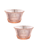 Vintage 1930s Pink Queen Mary Ice Cream Bowls Weston Table