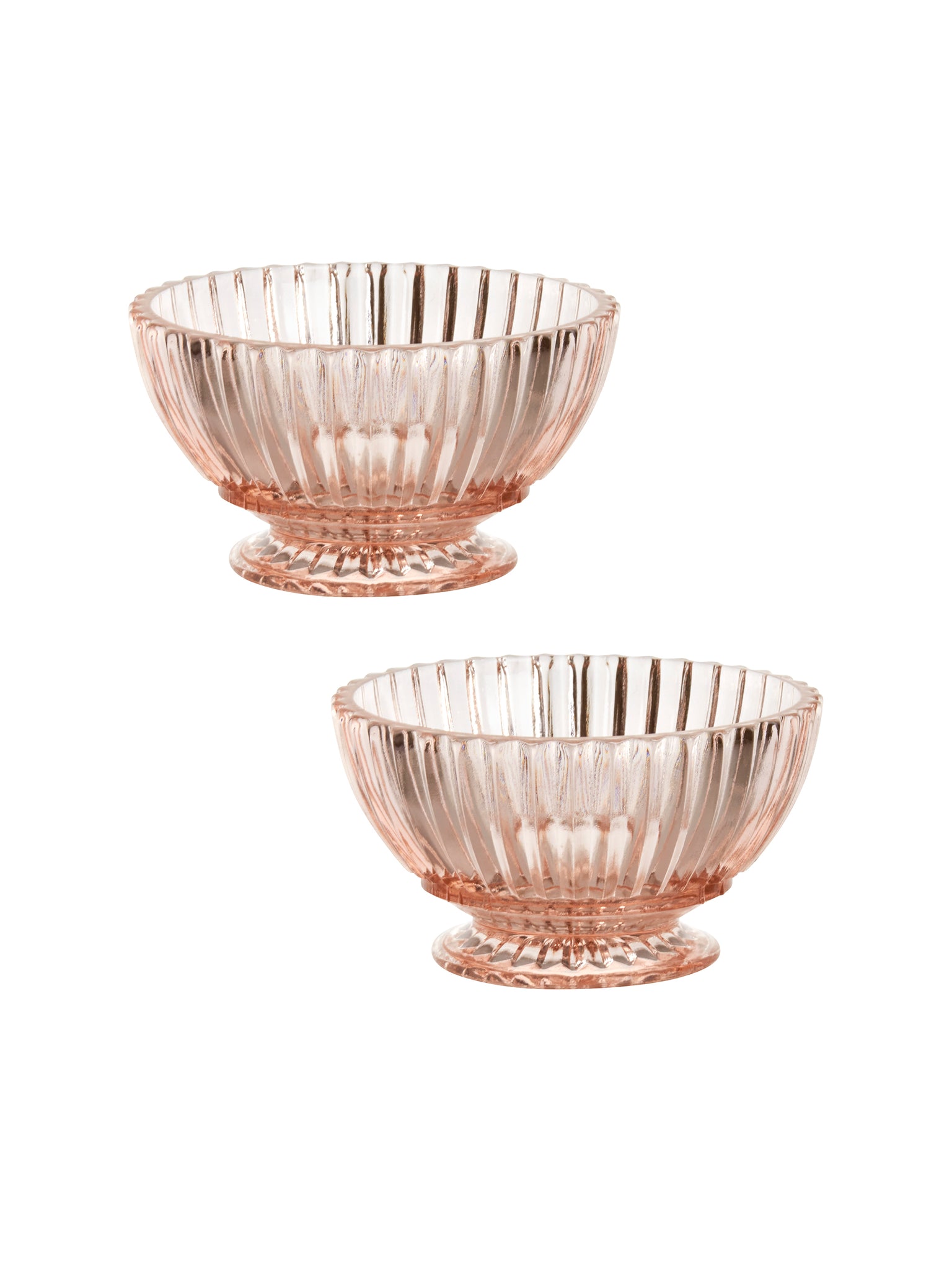 Vintage 1930s Pink Queen Mary Small Bowls Weston Table