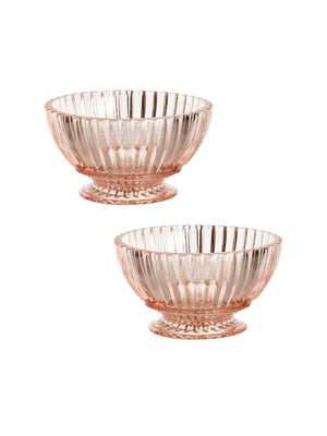  Vintage 1930s Pink Queen Mary Small Bowls Weston Table 