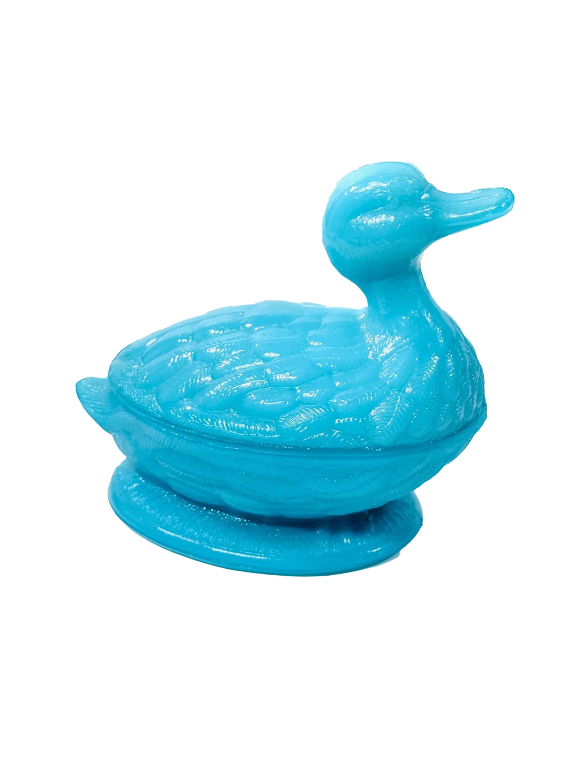 Vintage 1930s Portieux Vallerysthal Duck Lidded Dish Weston Table
