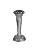 Vintage 1930s Silver Plate Rose Candlestick Flower Frog Weston Table