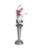 Vintage 1930s Silver Plate Rose Candlestick Flower Frog Weston Table