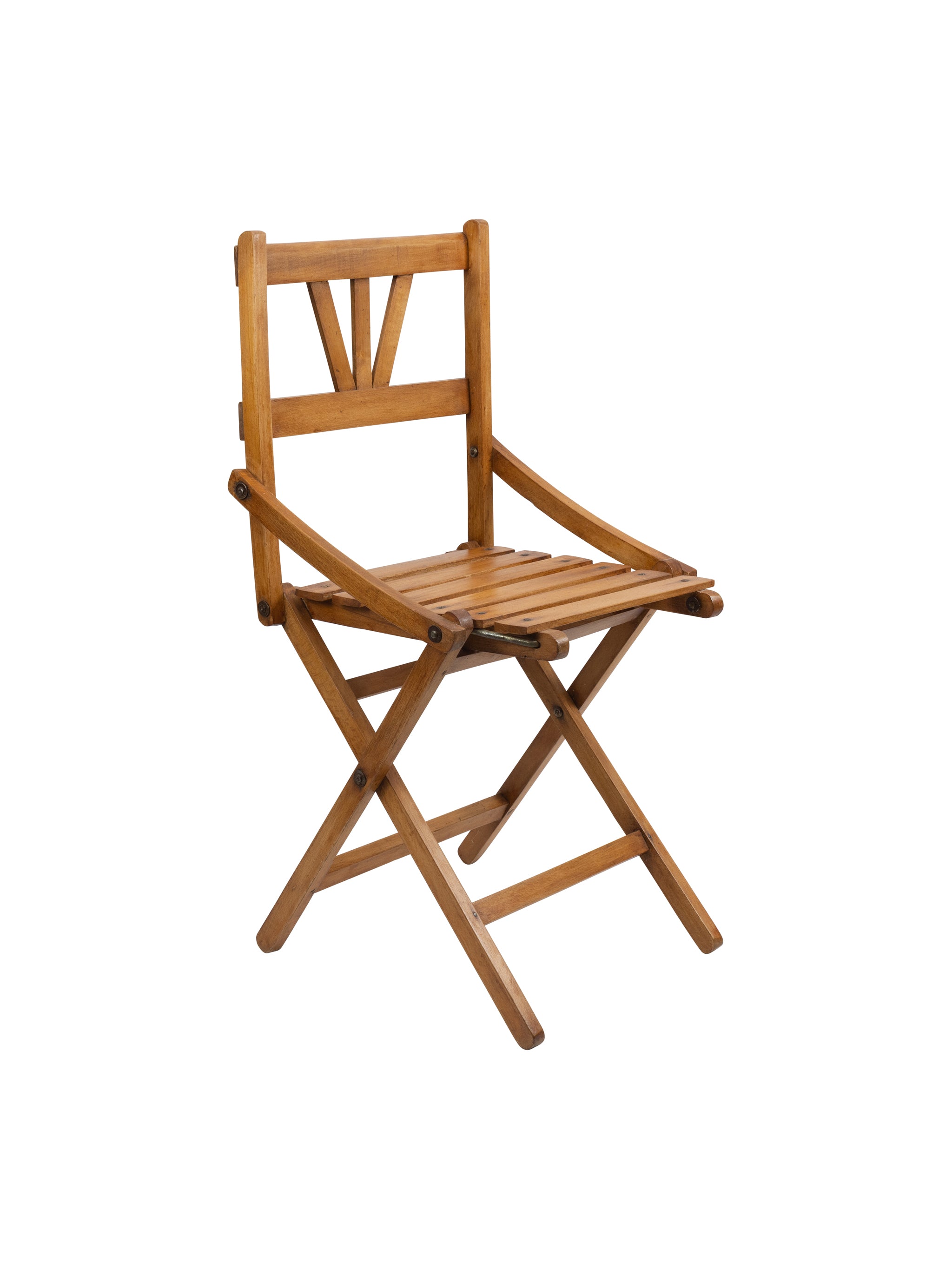 Vintage wood best sale folding chairs