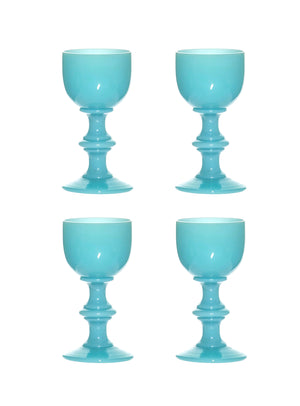  Vintage 1930s Vallerysthal Portieux Opaline Aperitif Glasses Weston Table 