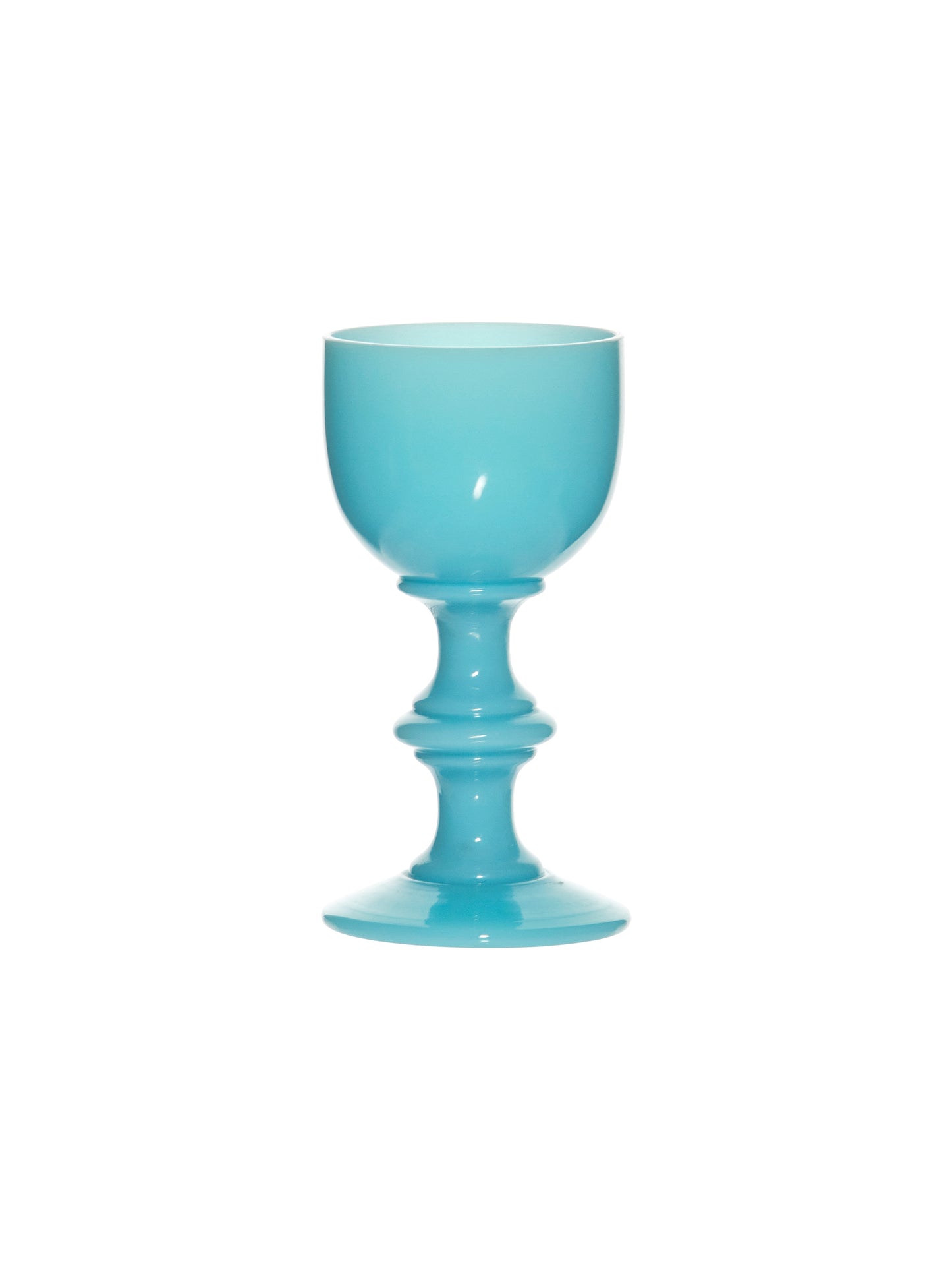 Vintage 1930s Vallerysthal Portieux Opaline Liqueur Glasses Weston Table