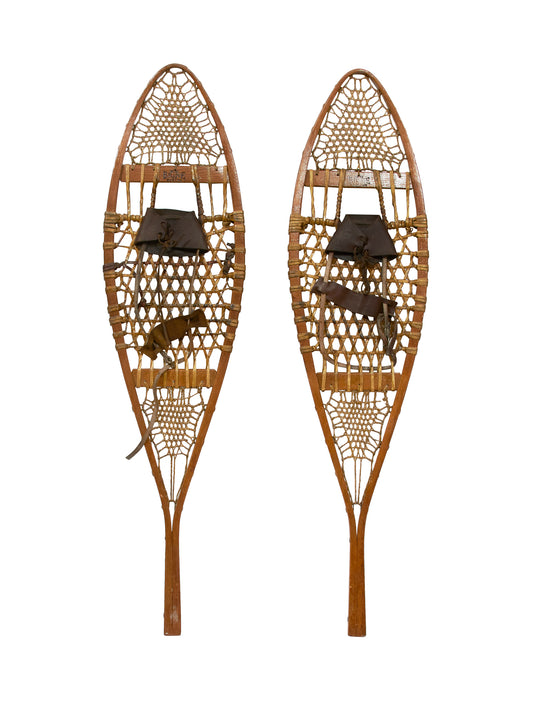 Vintage 1930s WH Brine Boston Snowshoes Weston Table