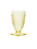 Vintage 1930s Yellow Horseshoe Footed Tumblers Weston Table