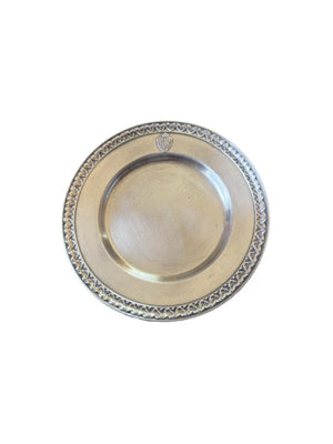  Vintage 1931 NYC Commodore Hotel Silver Coin Plate Weston Table 
