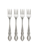 Vintage 1932 Carlton Silver Plate Oyster Forks Set of Four Weston Table