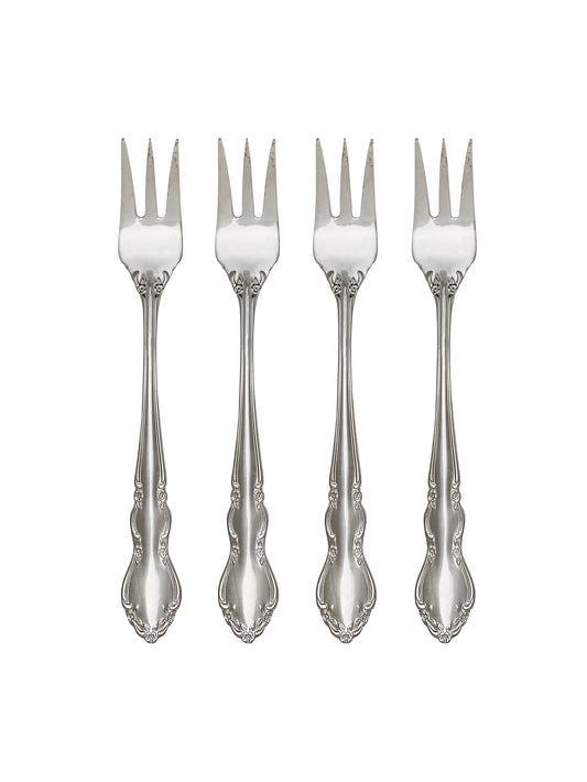 Vintage 1932 Carlton Silver Plate Oyster Forks Weston Table