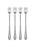 Vintage 1936 Meadowbrook Silver Plate Oyster Forks Set of Four Weston Table