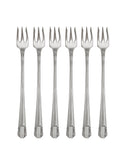 Vintage 1936 Park Lane Silver Plate Oyster Forks Set of Six Weston Table