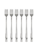 Vintage 1937 Nobility Plate Caprice Silver Plate Oyster Forks Set of Six Weston Table