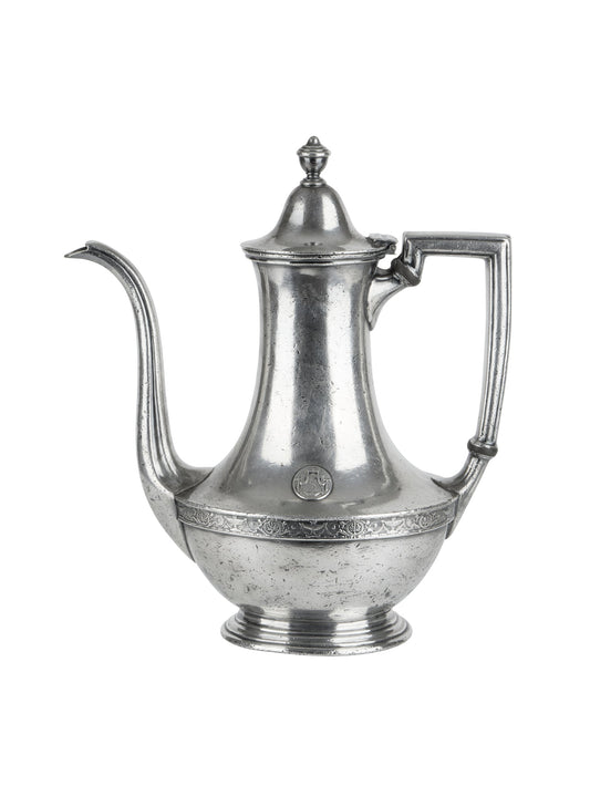 Vintage 1938 Hotel Statler Silver Plated Coffee Pot Weston Table