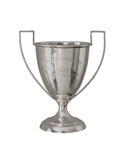 Vintage 1939 Sterling Children's Day Trophy Weston Table