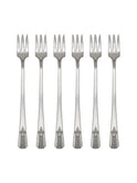 Vintage 1939 Vernon Romford Silver Plate Oyster Forks Set of Six Weston Table